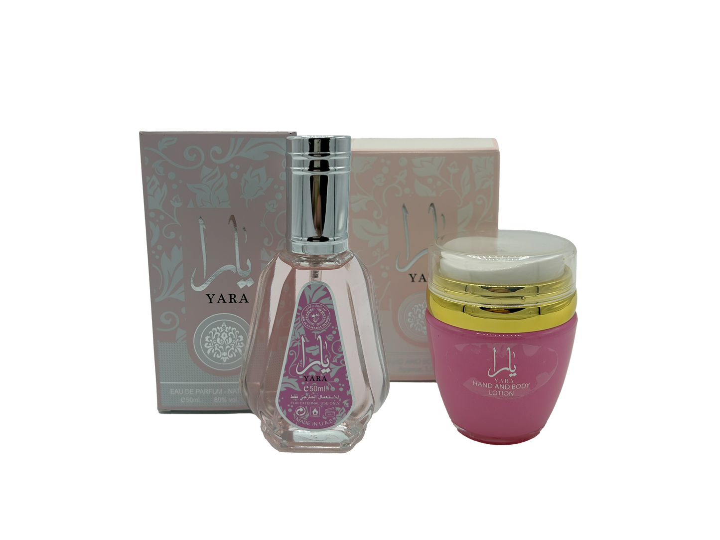 Coffret Crème Yara et Parfum 50ml